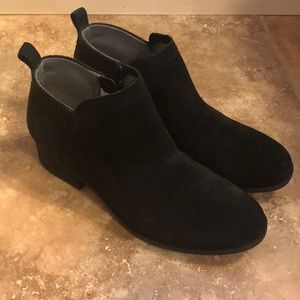 Black TOMS Ankle Booties
